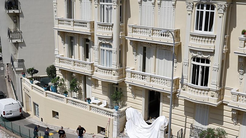 It appears a Ukranian tycoon and his family were the target of the blast. (EPA PHOTO)
