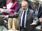 Prime Minister Anthony Albanese during Question Time today.