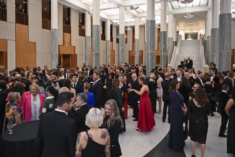 Federal Parliamentary Press Gallery Mid-Winter Ball at Parliament House.