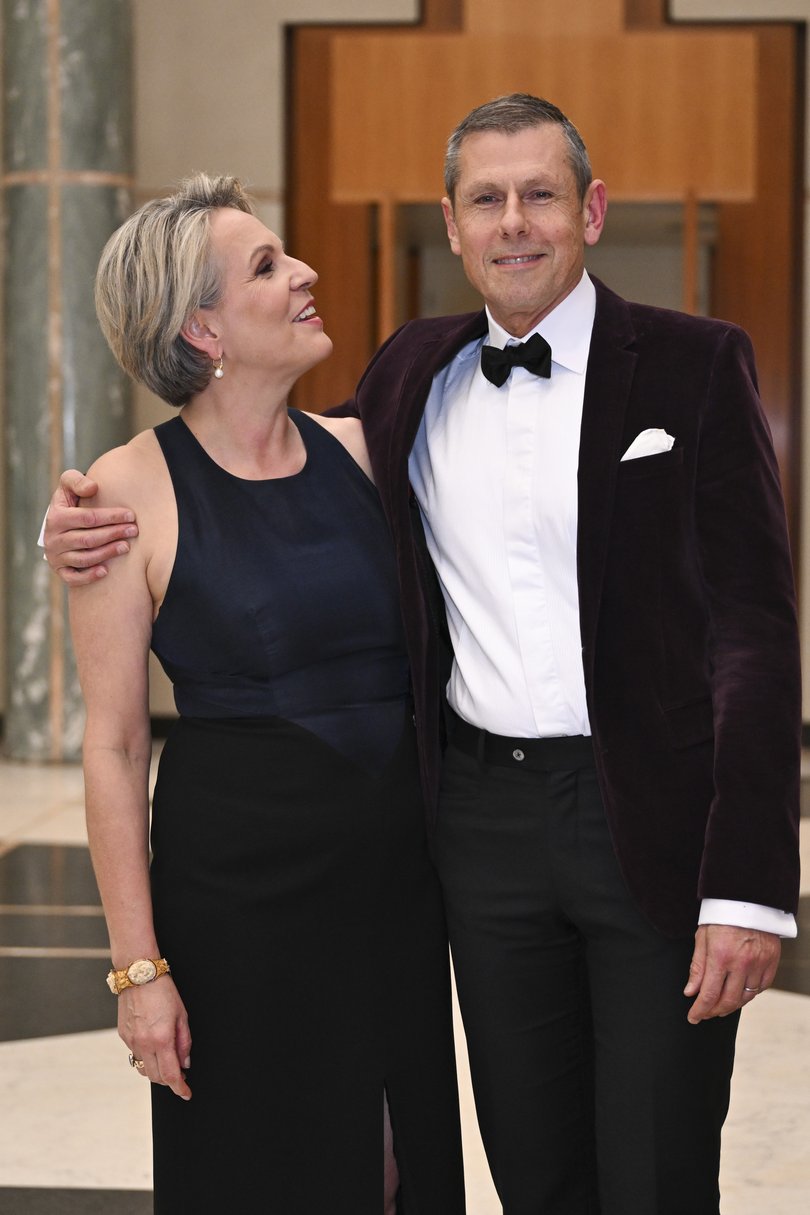 Tanya Plibersek MP and partner.