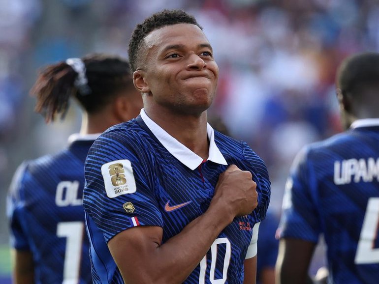 A Kylian Mbappe brace has steered a rampant France past Sweden and into the World Cup last 32. (AP PHOTO)