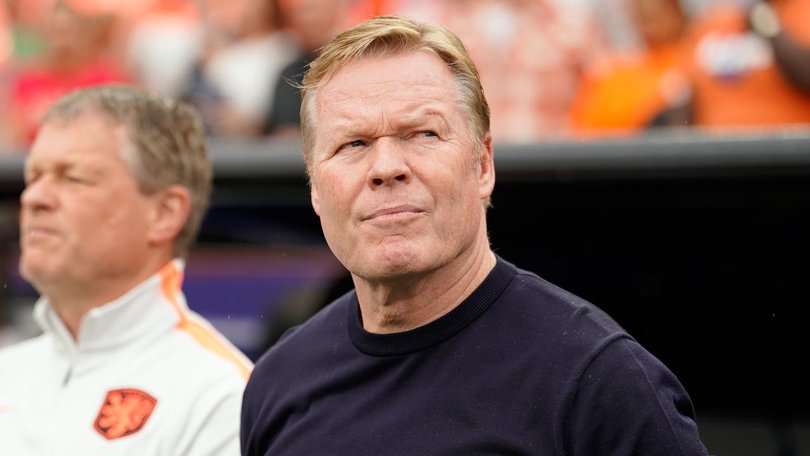Ronald Koeman will be looking for a new job shortly after resigning as Netherlands coach. (AP PHOTO)