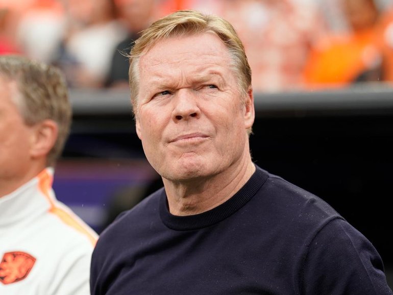 Ronald Koeman will be looking for a new job shortly after resigning as Netherlands coach. (AP PHOTO)