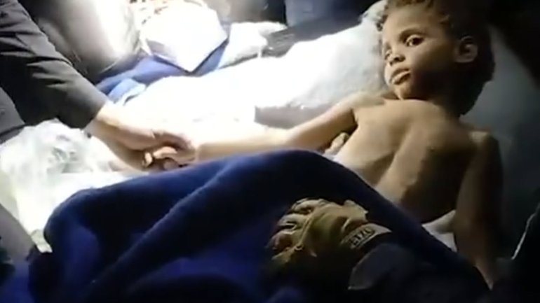 Jordan Public Security post to Facebook shows the rescue of a three-year-old boy from Venezuela quake Unknown