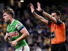 Ethan Sanders has been copping plenty of criticism in the Raiders' disappointing season. (Dan Himbrechts/AAP PHOTOS)