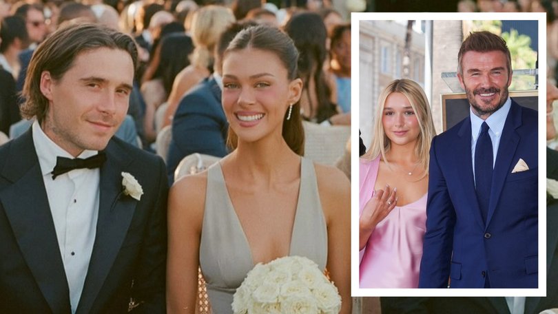 Nicola Peltz-Beckham has thrown shade at her husband’s younger sister in a social media post celebrating her brother’s wedding, reigniting speculation over the famous family’s strained relationship.