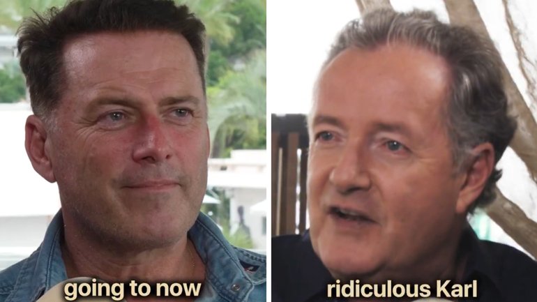 Karl Stefanovic has broken his silence in an interview with Piers Morgan.