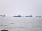 Shipping recommenced in the Strait of Hormuz as Iran and the US hold indirect technical peace talks. (AP PHOTO)