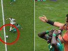 Belgium were awarded a penalty in the final minutes of extra-time. 