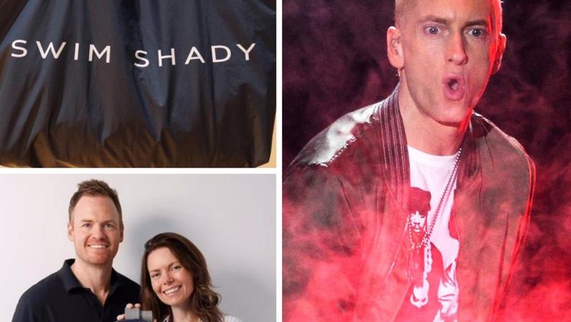 The music star claimed the brand name was trading off his alternative alias ‘Slim Shady’.