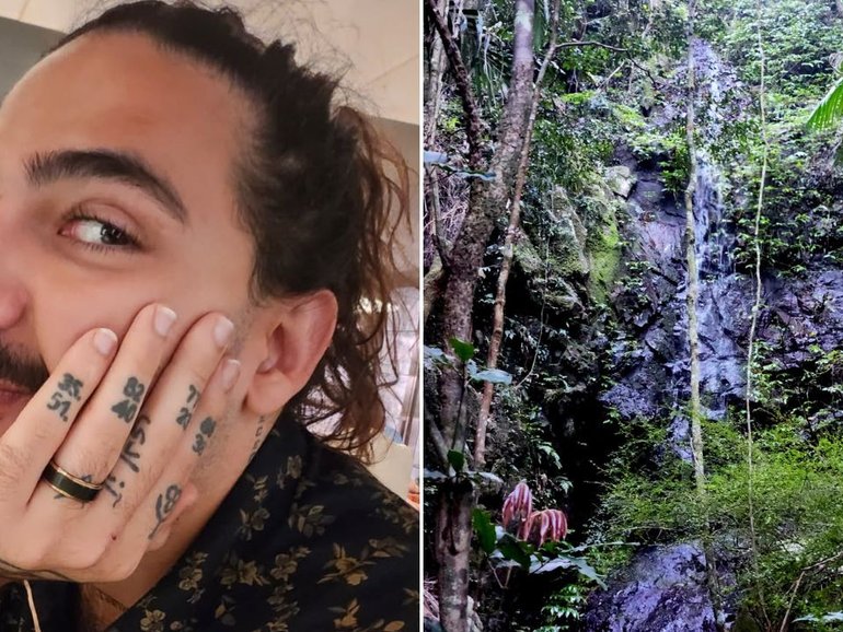 Daniel Hidden often visited the secluded waterfall near the Cougal Cascades in the Gold Coast hinterland, where he later suffered a fatal fall.