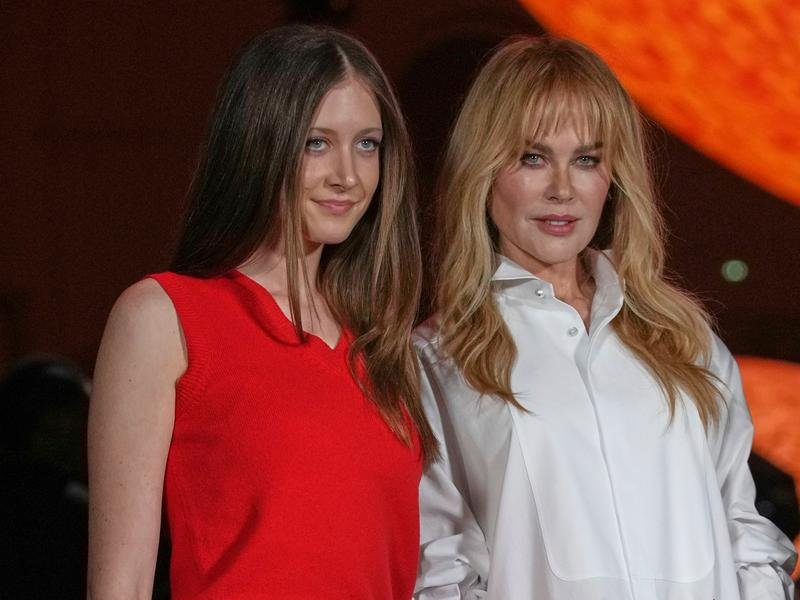 Sunday Kidman-Urban is inspired by her mum Nicole Kidman. (AP PHOTO)