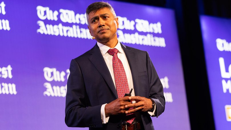 Balaji Krishnamurthy keynote speaker at The West Australian Leadership Matters breakfast at Crown Grand Ballroom Andrew Ritchie