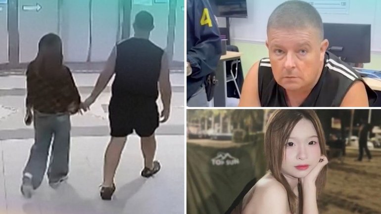 Simon Peter Carman, 45, is accused of murdering Tunchanok Donhomla, 17, in the bustling resort city of Pattaya last week.
