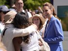 The Princess of Wales proved she isn’t afraid to roll up her sleeves and mingle with the masses at day four of Wimbledon. 