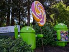 Android figures at the Google headquarters in Mountain View, California, US.