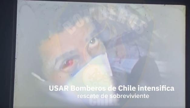 Firefighters released footage of Gil.