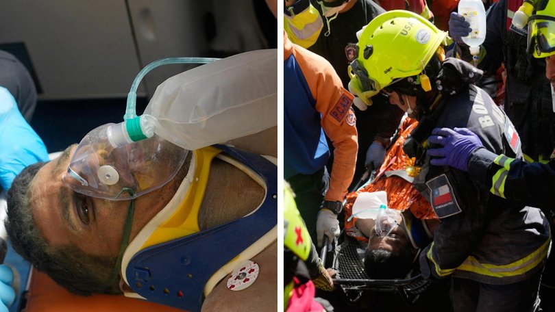 An survivor has been pulled from the rubble of Venezuela's devastating earthquakes eight days after the disaster struck.