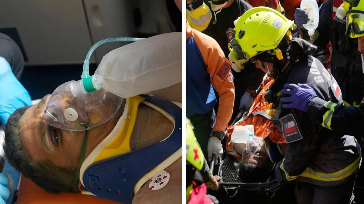 Venezuela earthquake survivor Hernán Alberto Gil Flores pulled from rubble eight days after disaster