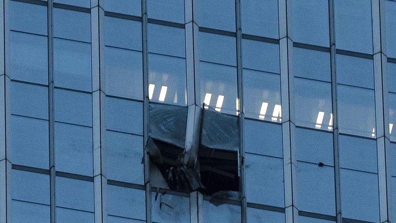 Authorities say a pilot who died after his small plane hit a building had insomnia and anxiety. (AP PHOTO)