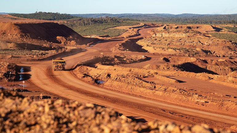 The Worsley Alumina operations south of Perth.