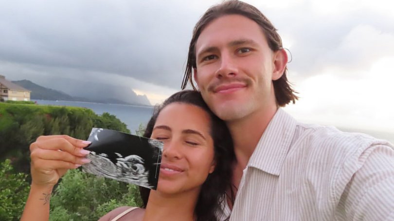Jai Culley and Eugenie Templin announce pregnancy after their Hawaii engagement.