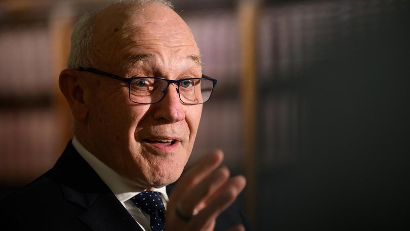 NSW Liberal Damien Tudehope has quit the front bench ahead of appearing as a witness at ICAC. (Bianca De Marchi/AAP PHOTOS)