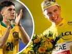 Tour de France champion Tadej Pogacar has thrown his support behind the Socceroos.