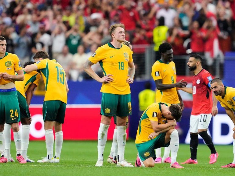 The Socceroos have bowed out of the World Cup after an agonising penalty-shootout loss. (AP PHOTO)