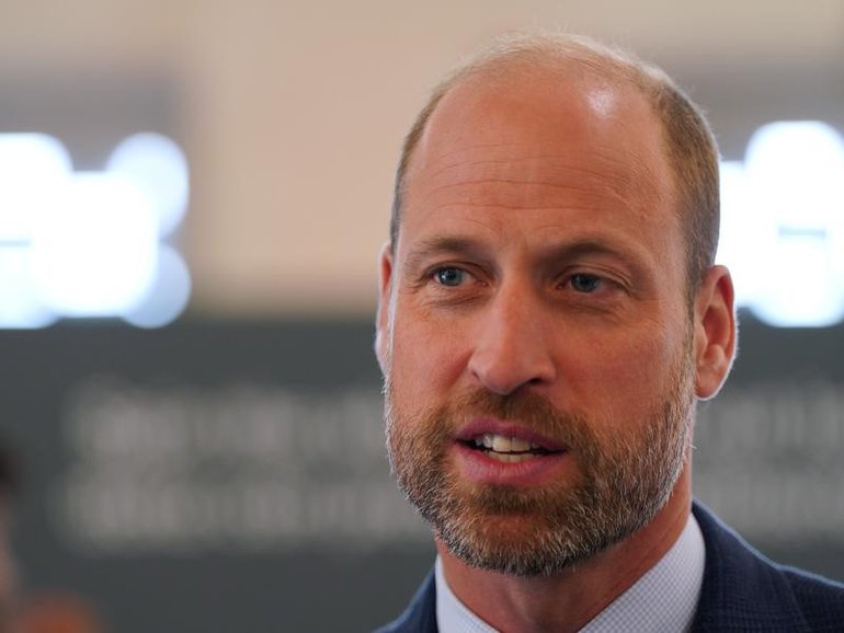 Football fan Prince William says on a podcast his father King Charles is less enthusiastic about it. (AP PHOTO)
