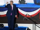 President Donald Trump warns against the the threat of 'newcomers' bringing communism to the US. (AP PHOTO)