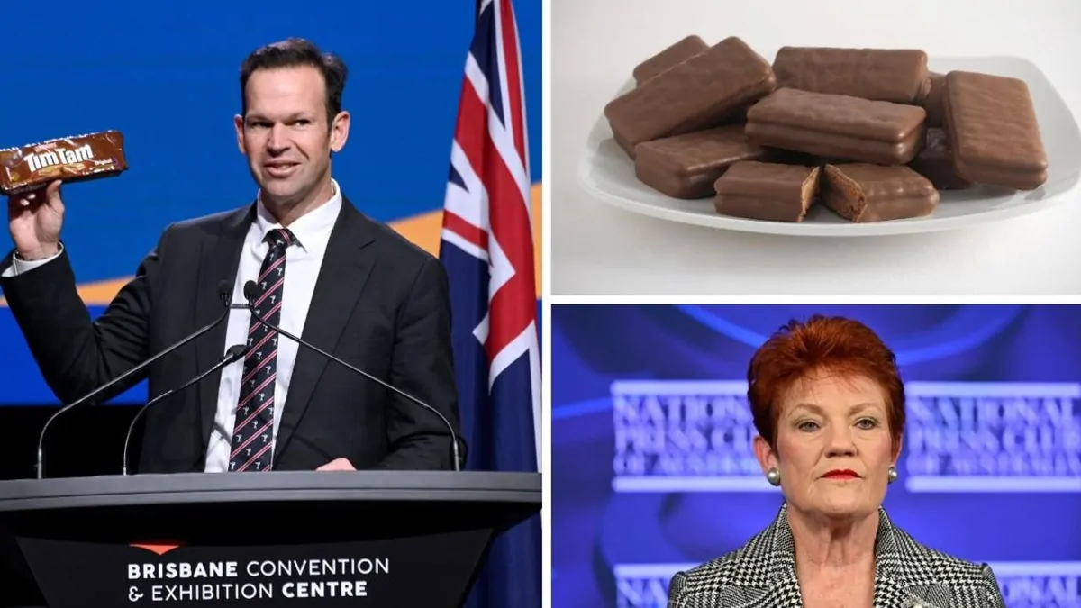 Nationals leader Matt Canavan rages at Tim Tams, ignores One Nation Nationals leader Matt Canavan rages at Tim Tams, ignores One Nation