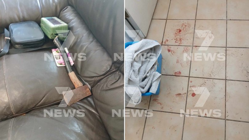 An axe and blood was found at the Happy Valley home