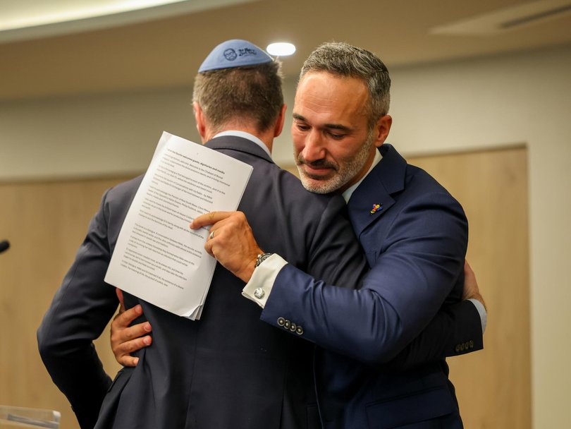Jewish leader Alex Ryvchin praised police for their action. Picture: NewsWire handout