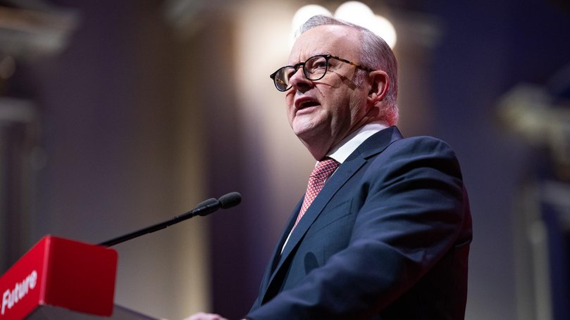 Prime Minister Anthony Albanese has branded the Coalition and One Nation ‘the axis of grievance’. Picture: NewsWire / Nadir Kinani