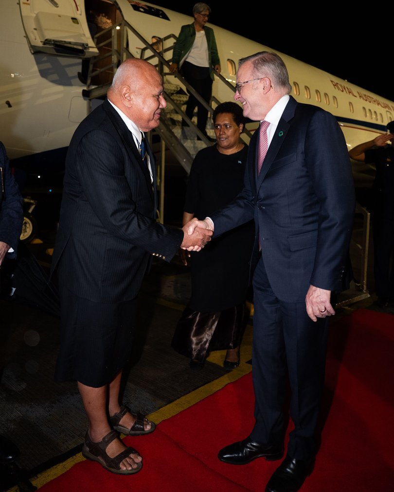 Prime Minister Anthony Albanese in Fiji.