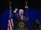 US President Donald Trump speaks at Salute to America, an Independence Day event honouring the nation's 250th anniversary, Saturday, July 4, 2026, on the National Mall in Washington. (AP Photo/Alex Brandon)