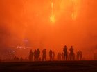 Fireworks were launched into the air in Chicago as well as other US cities for Independence Day. 