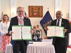 Australia and Fiji have signed a new treaty. 