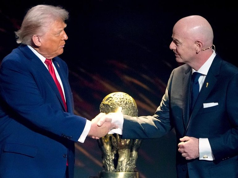 A US player's suspension has been lifted at the World Cup reportedly after Donald Trump called FIFA. (AP PHOTO)