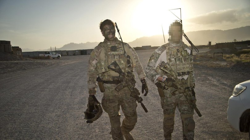 Then-Captain Andrew Hastie returning from a mission in Afghanistan in 2013. He gave evidence against Ben Roberts-Smith in a defamation lawsuit against Nine.