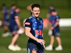 Ethan Strange has recovered from his ankle injury and is fit to play in Origin on Wednesday night.  (Dan Himbrechts/AAP PHOTOS)