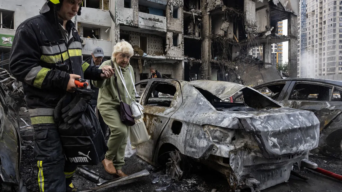 THE WASHINGTON POST: Deadly Russian strikes hit Ukraine’s capital ahead of key NATO meeting