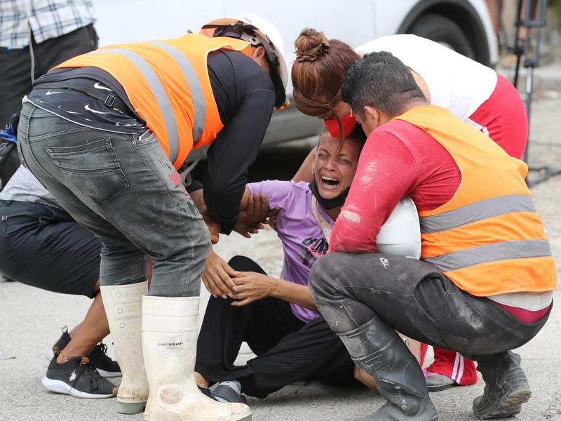 The grim search for survivors ​continues10 days after twin quakes struck Venezuela. (EPA PHOTO)