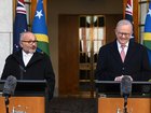 Mr Albanese will visit Honiara on Tuesday, where he will meet with his Solomon Islands counterpart Matthew Wale to progress talks on a new treaty.