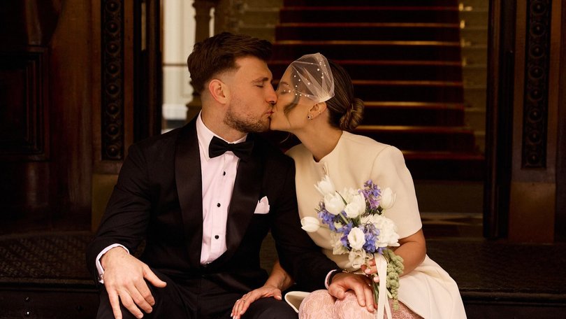 The couple revealed their elopement in a post on Instagram on Tuesday.