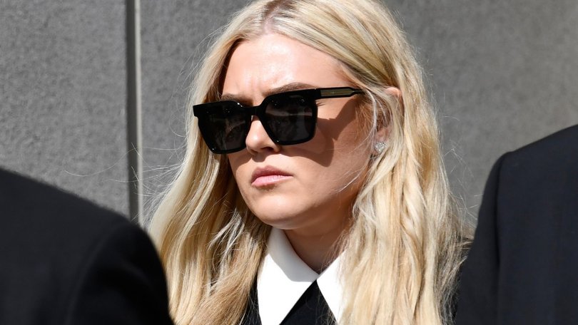 Erika Kirk leaves the Fourth District Courthouse, Monday, July 6, 2026, in Provo, Utah, after a hearing for Tyler Robinson, accused in the fatal shooting of Charlie Kirk.