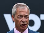 Nigel Farage 's mood has soured after revelations ?he'd accepted an undisclosed $9.6 million gift. (EPA PHOTO)