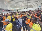 Hundreds of FIFO workers faced long delays at Perth Airport on Wednesday morning. Facebook