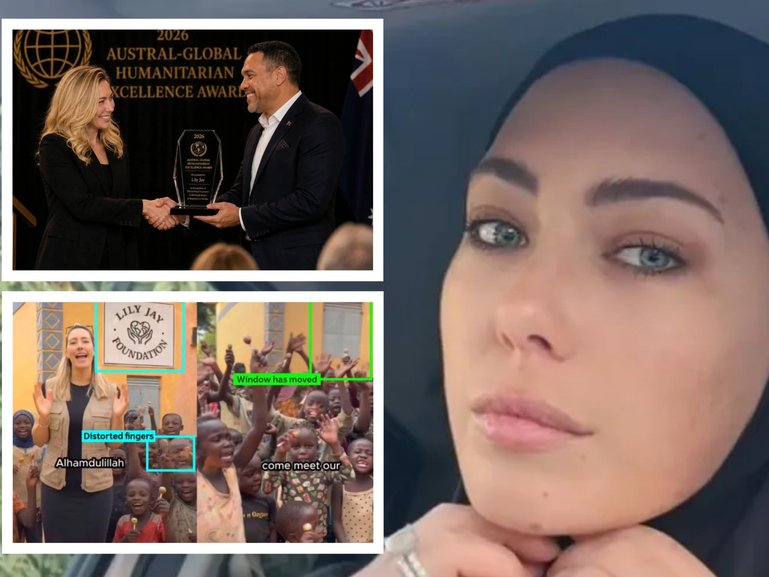 The influencer amassed a huge online following through her conversion to Islam and clips of charity work.